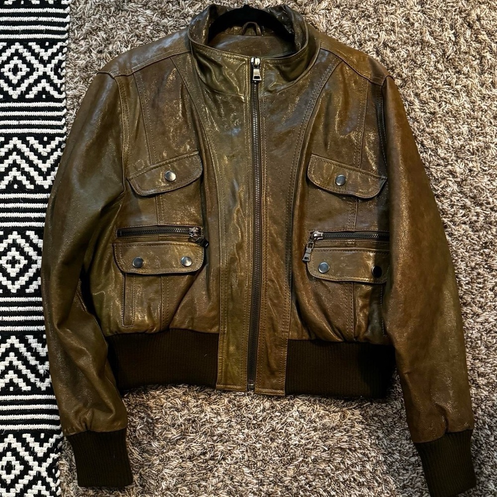 Vintage Rocco Tuscani leather jacket